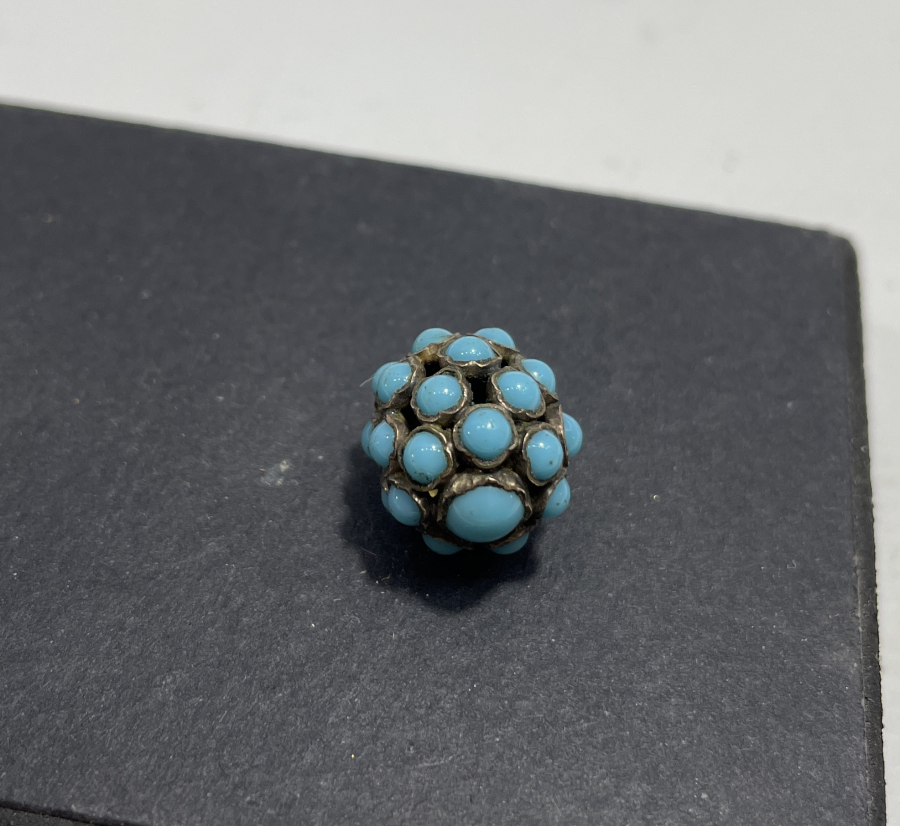 TURKUAZ TAŞLI ALTIN KOLYE UCU