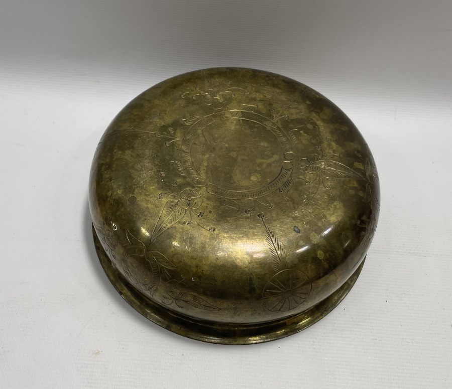 ÜZERİ KALEM İŞÇİLİKLİ ANTİKA HAMAM TASI