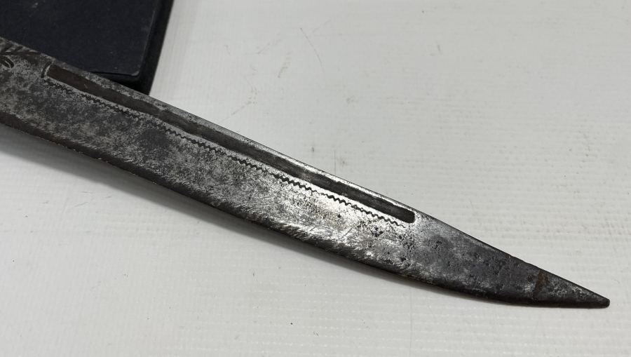 ÜZERİ OSMANLICA YAZILI OSMANLI DÖNEMİ RUM İŞİ KUŞAK KAMASI