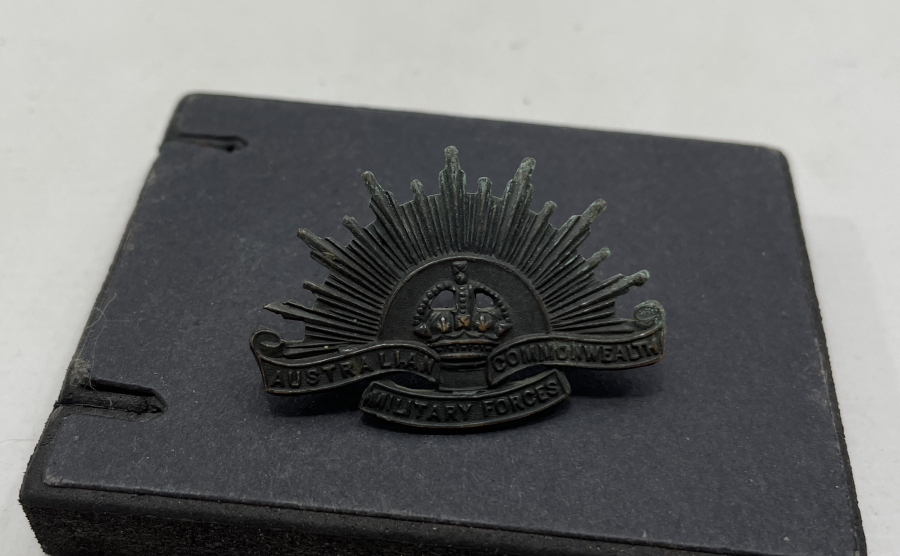 1. DÜNYA SAVAŞI DÖNEMİ ÇOK NADİR ANZAK ŞAPKA KOKARTI