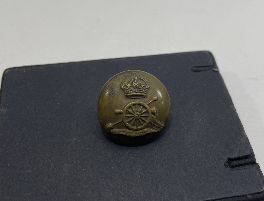 1. DÜNYA SAVAŞI DÖNEMİ İNGİLİZ TOPÇU SUBAY DÜĞMESİ