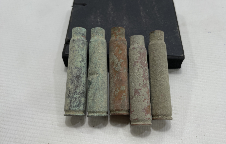 1. DÜNYA SAVAŞI DÖNEMİ OSMANLI MAVZER MERMİSİ KOVANI LOTU