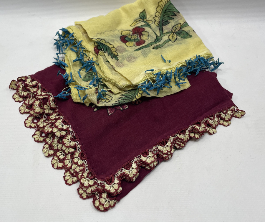 2 ADET ANTİKA OYALI YAZMA