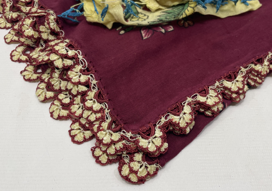 2 ADET ANTİKA OYALI YAZMA