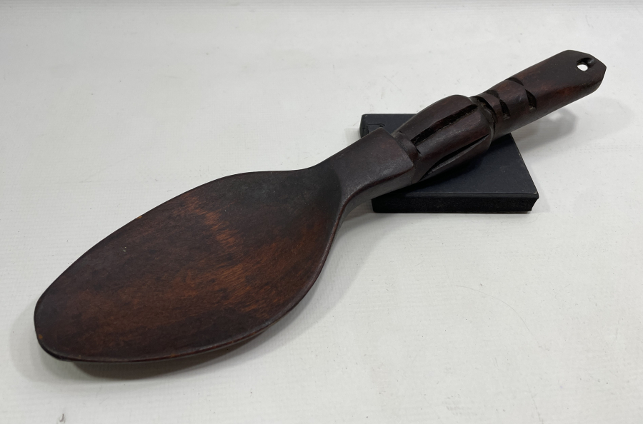 ANTİKA BÜYÜK BOY AHŞAP SERVİS KAŞIĞI