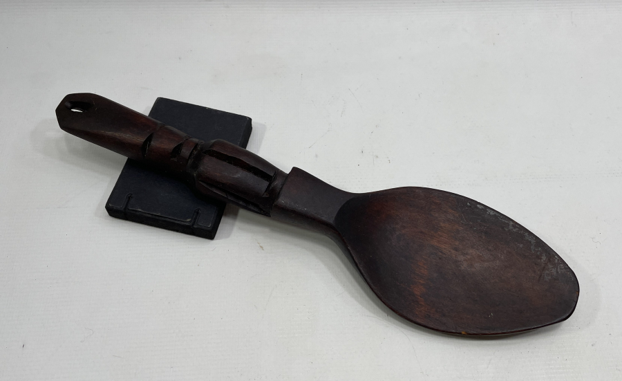 ANTİKA BÜYÜK BOY AHŞAP SERVİS KAŞIĞI