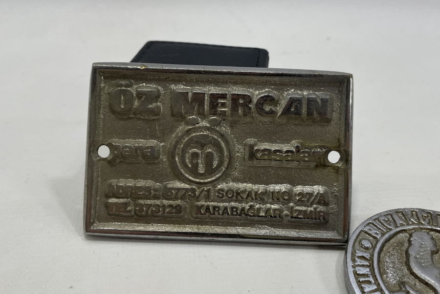 ANTİKA METAL KANTAR PLAKALARI