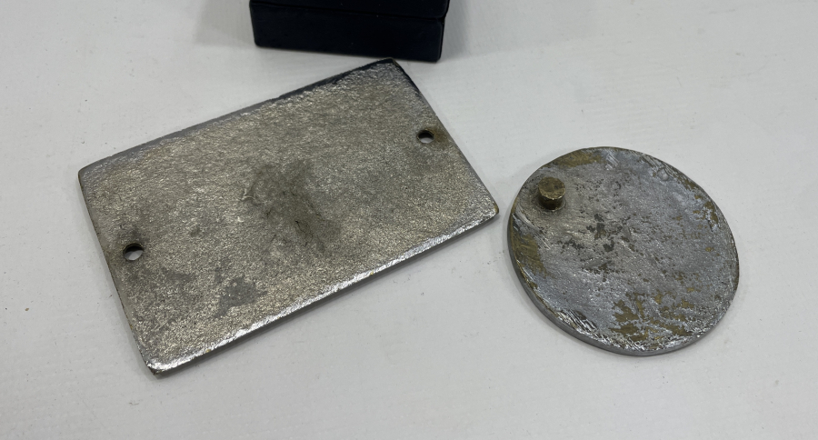 ANTİKA METAL KANTAR PLAKALARI