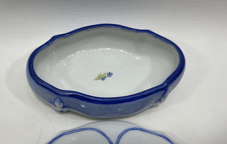 ANTİKA PORSELEN KAPAKLI MÜCEVHER KUTUSU