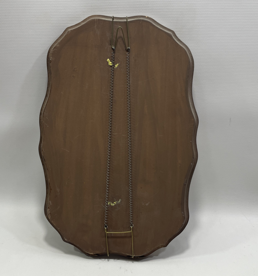 AVRUPA YAPIMI ANTİKA ORYANTALİST AHŞAP DUVAR TEPSİSİ