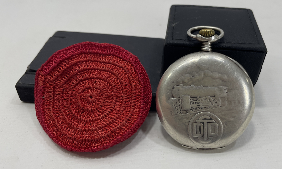 AY YILDIZLI KESESİNDE DEVLET DEMİR YOLLARI NADİR GÜMÜŞ ZENİTH CEP SAATİ