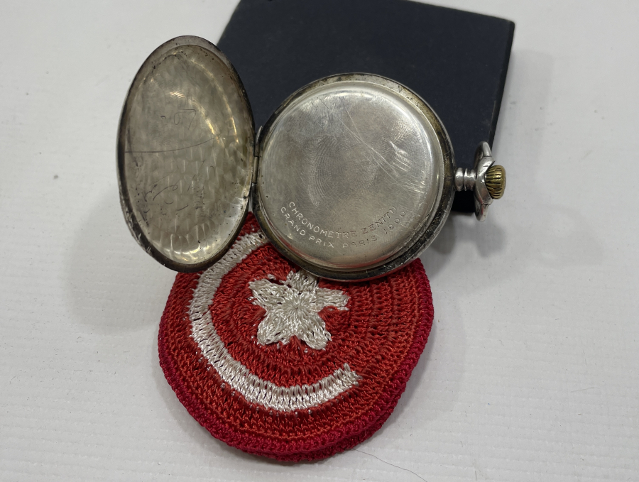 AY YILDIZLI KESESİNDE DEVLET DEMİR YOLLARI NADİR GÜMÜŞ ZENİTH CEP SAATİ