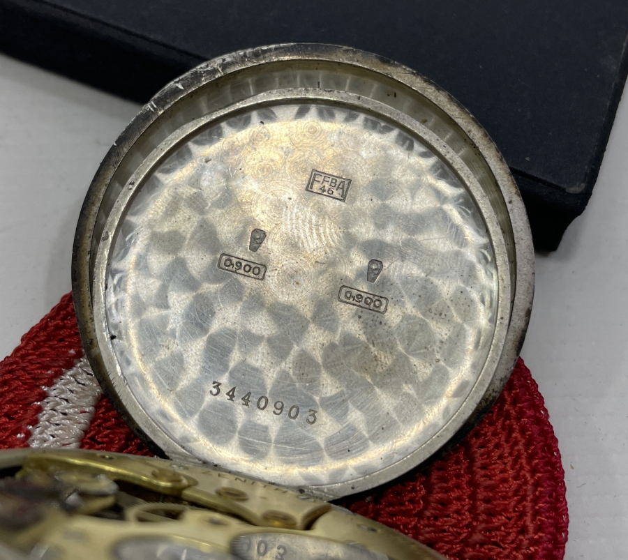 AY YILDIZLI KESESİNDE DEVLET DEMİR YOLLARI NADİR GÜMÜŞ ZENİTH CEP SAATİ