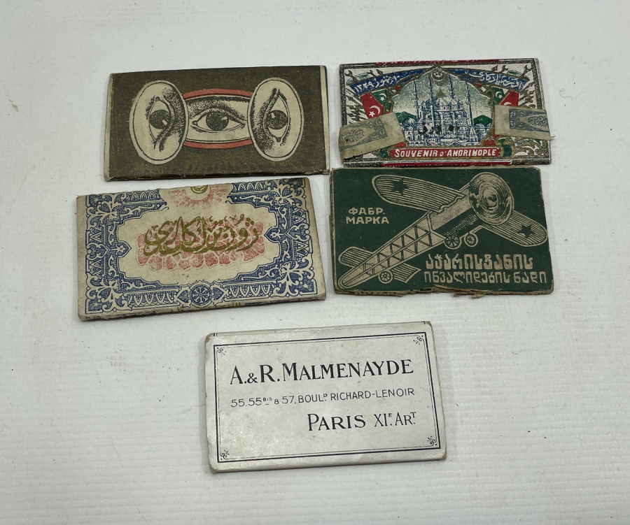 OSMANLI DÖNEMİ 5 ADET SİGARA KAĞIDI