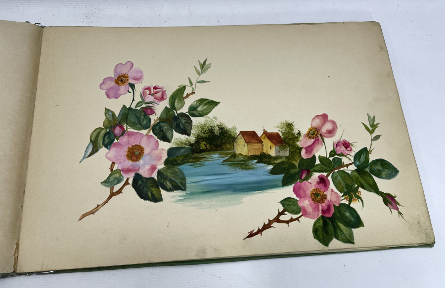 OSMANLI DÖNEMİ DEV BOYDA ÜZERİ OSMANLI DEVLET ARMALI RESİM DEFTERİ