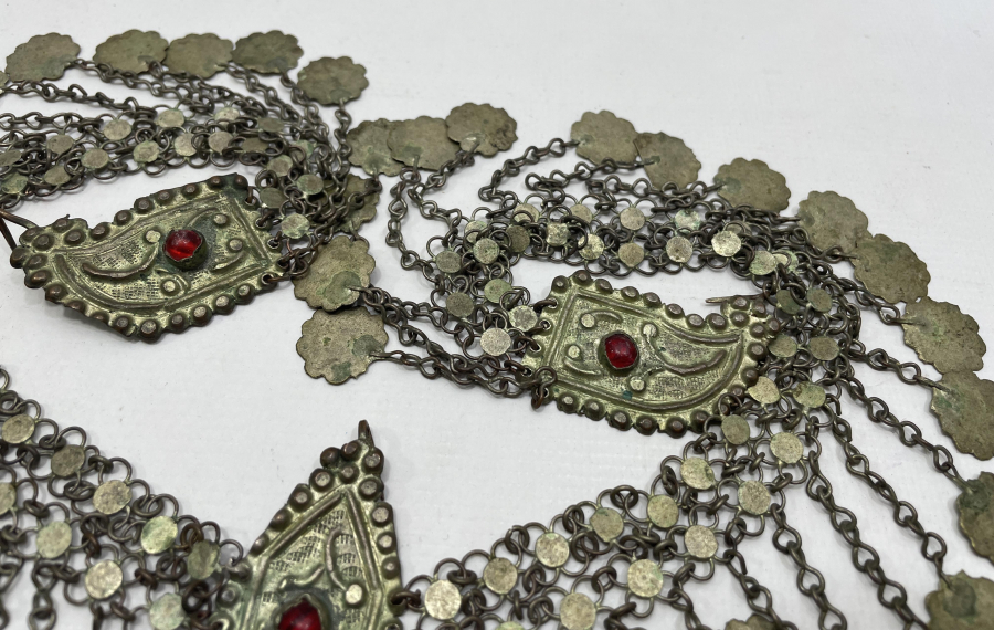 OSMANLI DÖNEMİ NADİR BOYDA GELİN ALINLIĞI