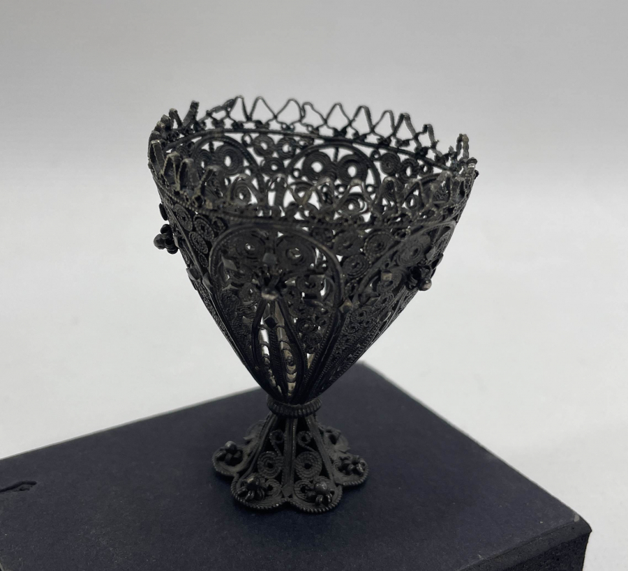 OSMANLI DÖNEMİ TELKARİ İŞÇİLİKLİ FİNCAN ZARFI