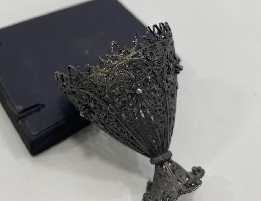 OSMANLI DÖNEMİ TELKARİ İŞÇİLİKLİ FİNCAN ZARFI