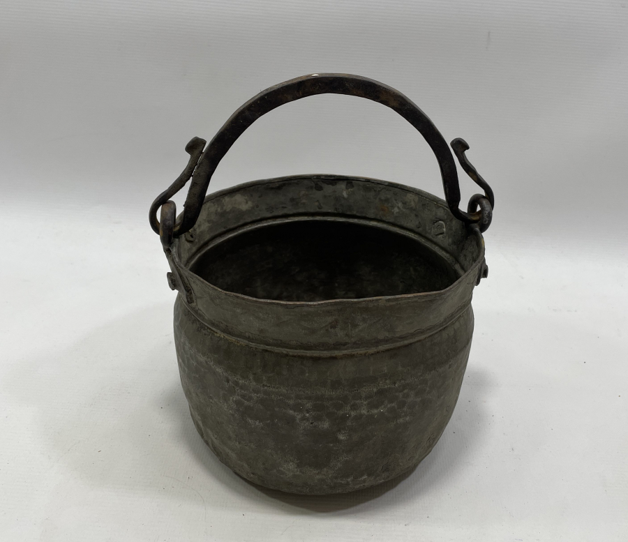 OSMANLI DÖNEMİ YILAN BAŞLI BAKIR YOĞURT BAKRACI