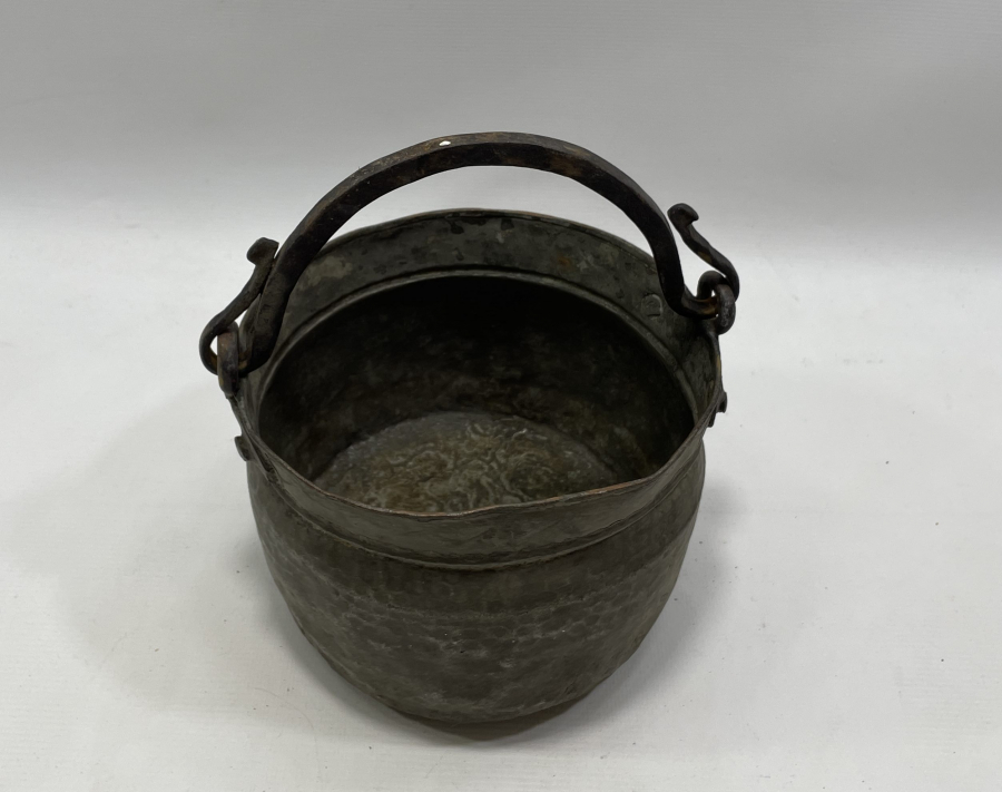 OSMANLI DÖNEMİ YILAN BAŞLI BAKIR YOĞURT BAKRACI