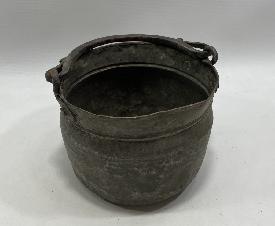 OSMANLI DÖNEMİ YILAN BAŞLI BAKIR YOĞURT BAKRACI