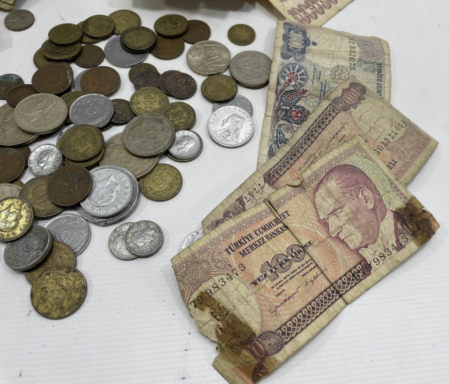 OSMANLI VE CUMHURİYET DÖNEMİ KAĞIT VE METAL PARA LOTU