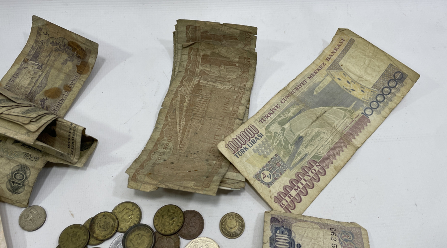 OSMANLI VE CUMHURİYET DÖNEMİ KAĞIT VE METAL PARA LOTU