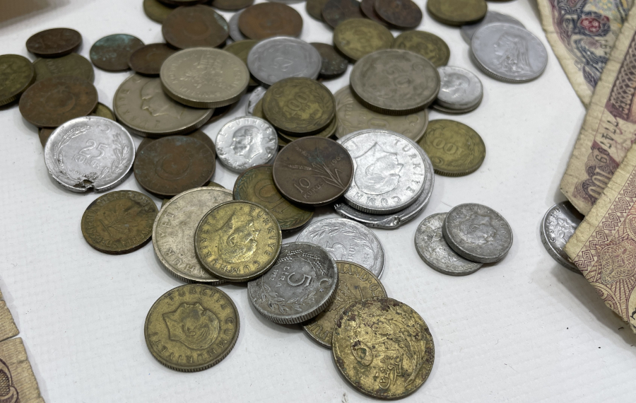 OSMANLI VE CUMHURİYET DÖNEMİ KAĞIT VE METAL PARA LOTU