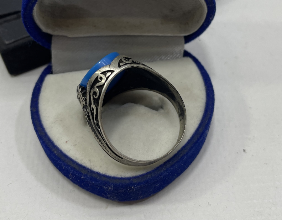 TURKUVAZ TAŞLI GÜMÜŞ YÜZÜK