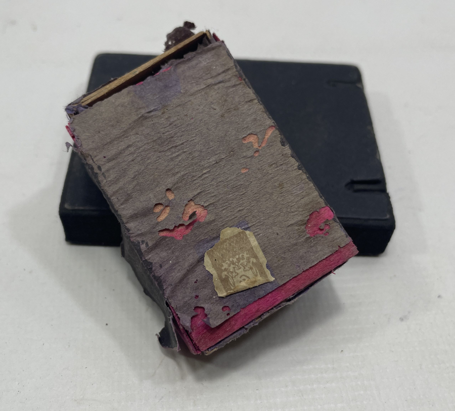 ÜZERİ OSMANLICA YAZILI AÇILMAMIŞ KUTUSUNDA KİBRİT