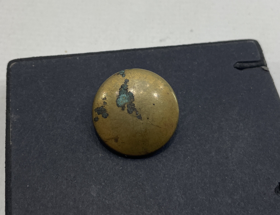 1. DÜNYA SAVAŞI DÖNEMİ ARKASI OSMANLICA YAZILI NADİR SUBAY DÜĞMESİ