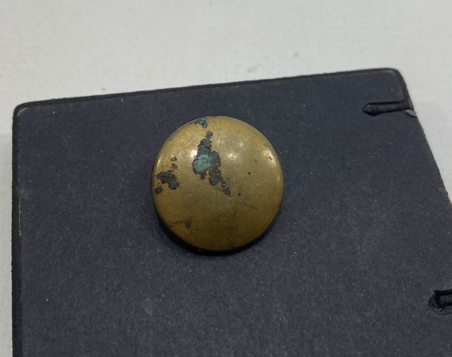 1. DÜNYA SAVAŞI DÖNEMİ ARKASI OSMANLICA YAZILI NADİR SUBAY DÜĞMESİ