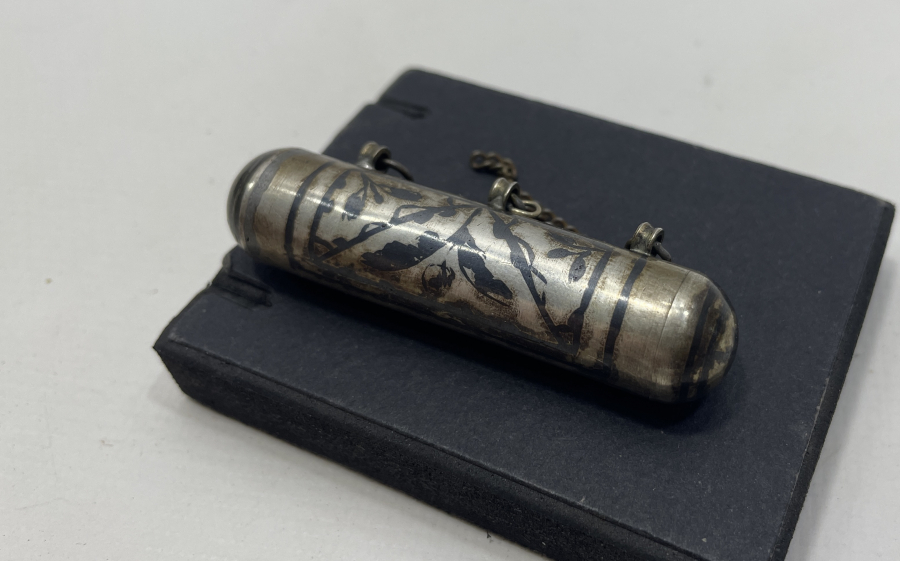 OSMANLI DÖNEMİ SAVATLI GÜMÜŞ HAMAYIL