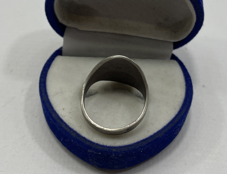 ÜZERİ VAN LALELİ SAVATLI GÜMÜŞ YÜZÜK