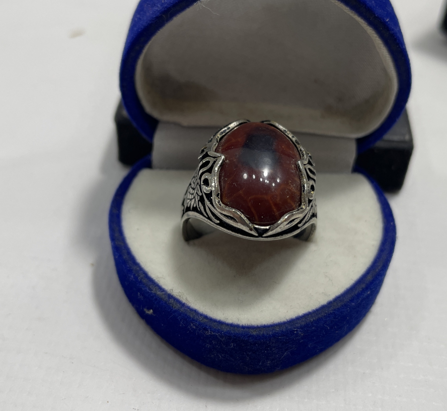 KABARTMA İŞÇİLİKLİ GÜMÜŞ YÜZÜK