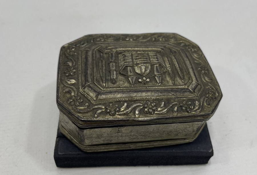 OSMANLI DÖNEMİ BÜYÜK BOY CAMİLİ ÇİFTLİ ENFİYE KUTUSU