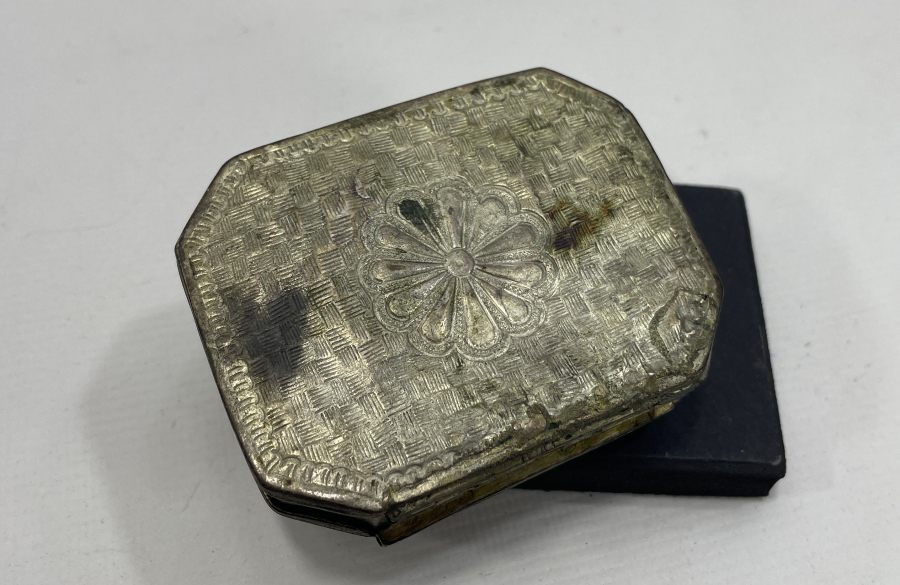 OSMANLI DÖNEMİ BÜYÜK BOY CAMİLİ ÇİFTLİ ENFİYE KUTUSU