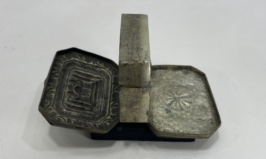 OSMANLI DÖNEMİ BÜYÜK BOY CAMİLİ ÇİFTLİ ENFİYE KUTUSU