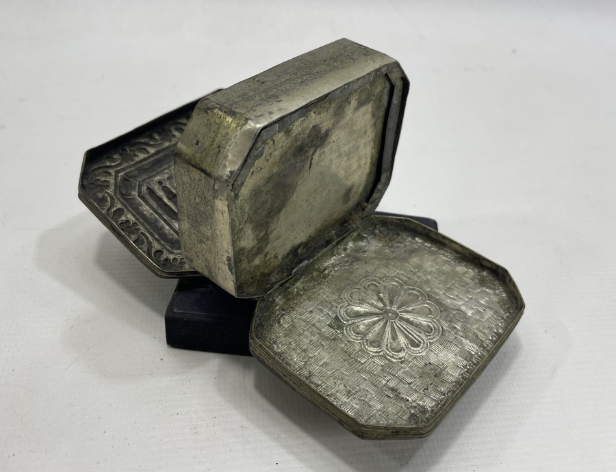 OSMANLI DÖNEMİ BÜYÜK BOY CAMİLİ ÇİFTLİ ENFİYE KUTUSU