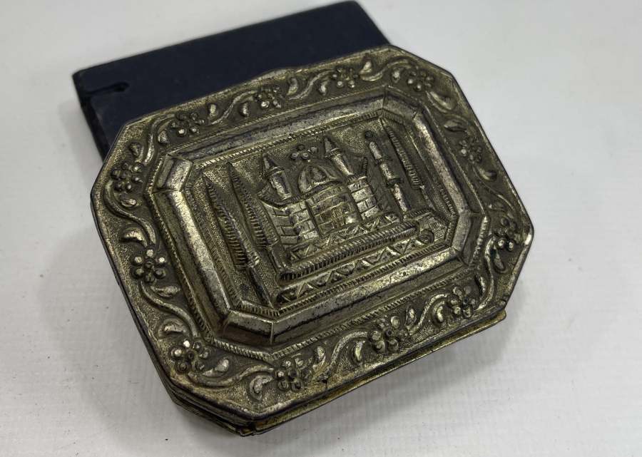 OSMANLI DÖNEMİ BÜYÜK BOY CAMİLİ ÇİFTLİ ENFİYE KUTUSU