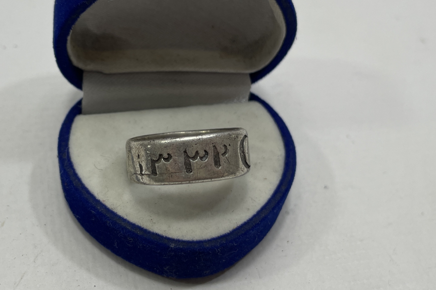 OSMANLI DÖNEMİ HİLALİ AHMER GÜMÜŞ CİHADİYE YÜZÜĞÜ