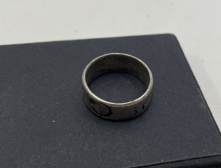 OSMANLI DÖNEMİ HİLALİ AHMER GÜMÜŞ CİHADİYE YÜZÜĞÜ