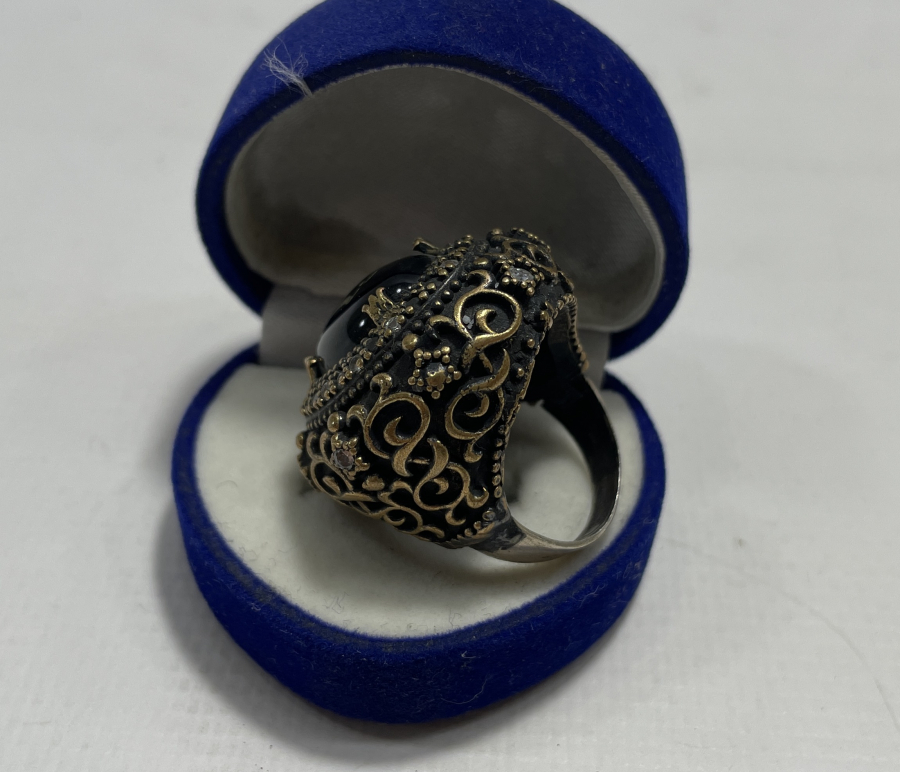 ÜZERİ DUALI DEV BOYDA HÜRREM YÜZÜĞÜ