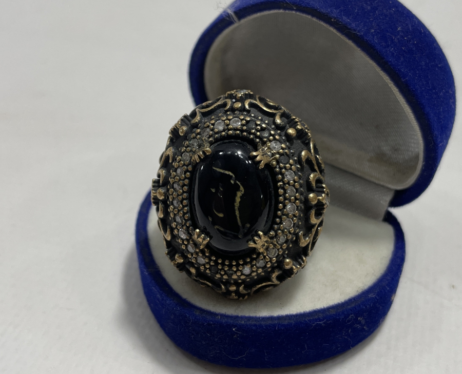 ÜZERİ DUALI DEV BOYDA HÜRREM YÜZÜĞÜ