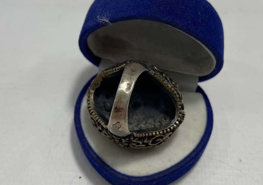 ÜZERİ DUALI DEV BOYDA HÜRREM YÜZÜĞÜ