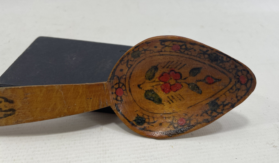 ÜZERİ OSMANLICA AFİYET OLSUN EFENDİM YAZILI TAHTA KAŞIK