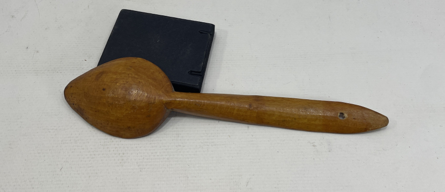 ÜZERİ OSMANLICA AFİYET OLSUN EFENDİM YAZILI TAHTA KAŞIK