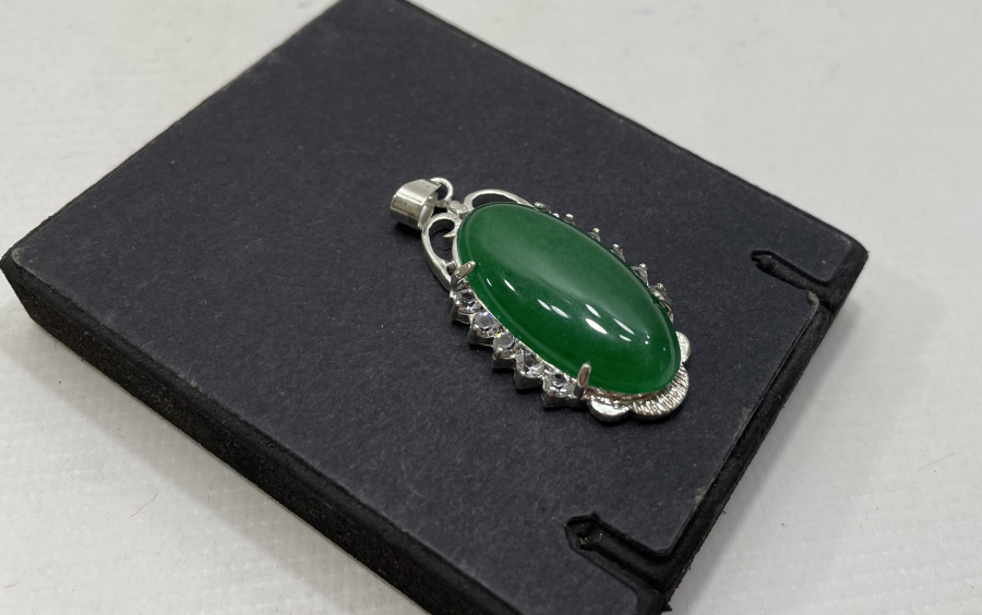 YEŞİM VE MARGAZİT TAŞLI GÜMÜŞ KOLYE UCU