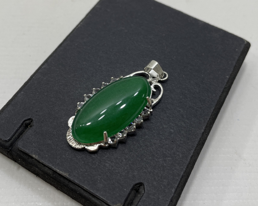 YEŞİM VE MARGAZİT TAŞLI GÜMÜŞ KOLYE UCU