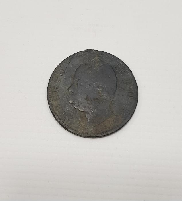 1893 İTALYA 10 CENTESIMI BAKIR PARA